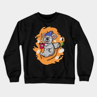 Koala Coffee Crewneck Sweatshirt